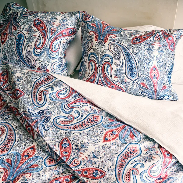 Key West Paisley Påslakan 220x220 cm Bold Violet