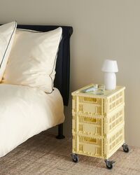 Colour Crate Medium Square Förvaring Light Yellow
