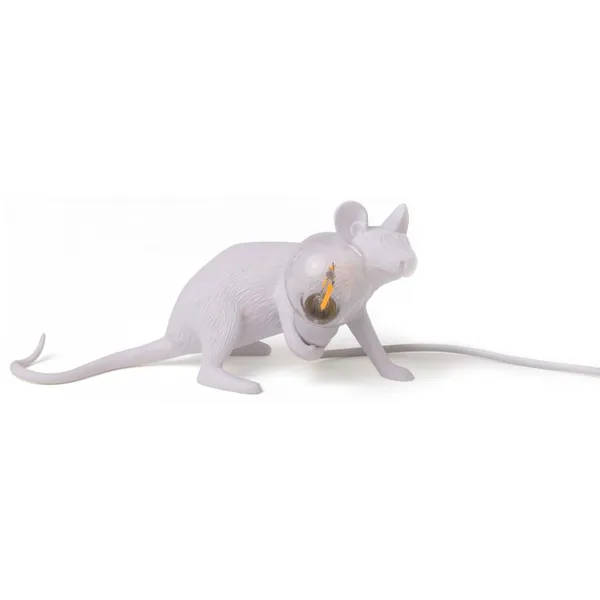 Mouse Lamp Lop Bordlampe Hvid