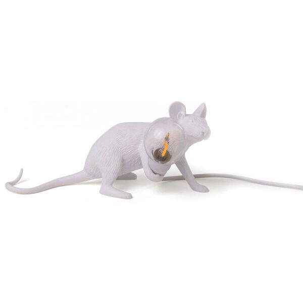 Mouse Lamp Lop Bordlampe Hvid