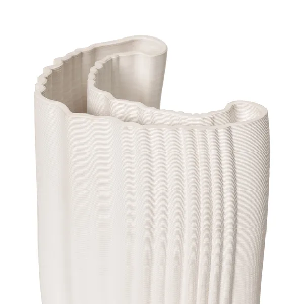 Moire Vase Offwhite 30 cm
