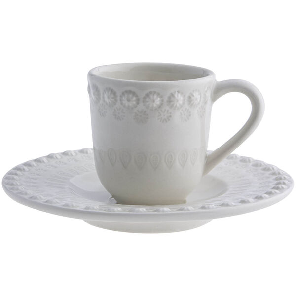Fantasy Kaffekop Med Underkop Cinza