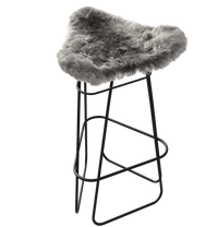 Iceland Barstol 82 cm Sort / Shorn Grey