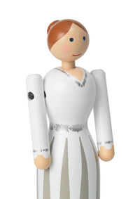 Bride Trefigur H12 cm Hvit