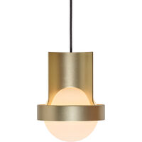 Loop Single Ceiling Lamp with Sphere IV Gold