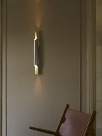 PAN 50 Væglampe Aluminium