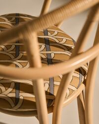 Bistra Spisestol Med Armlener Naturlig / Reales Pattern 002