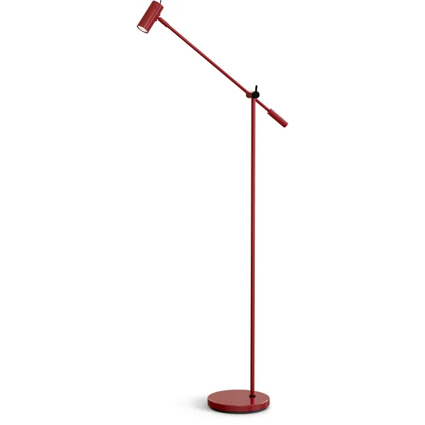 Cato Golvlampa Rubinröd / Mattsvart
