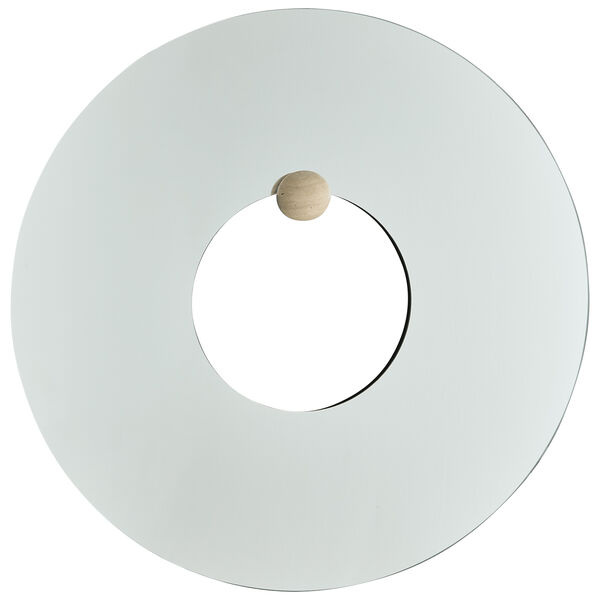 Castellum Väggspegel Ø80 cm Travertin