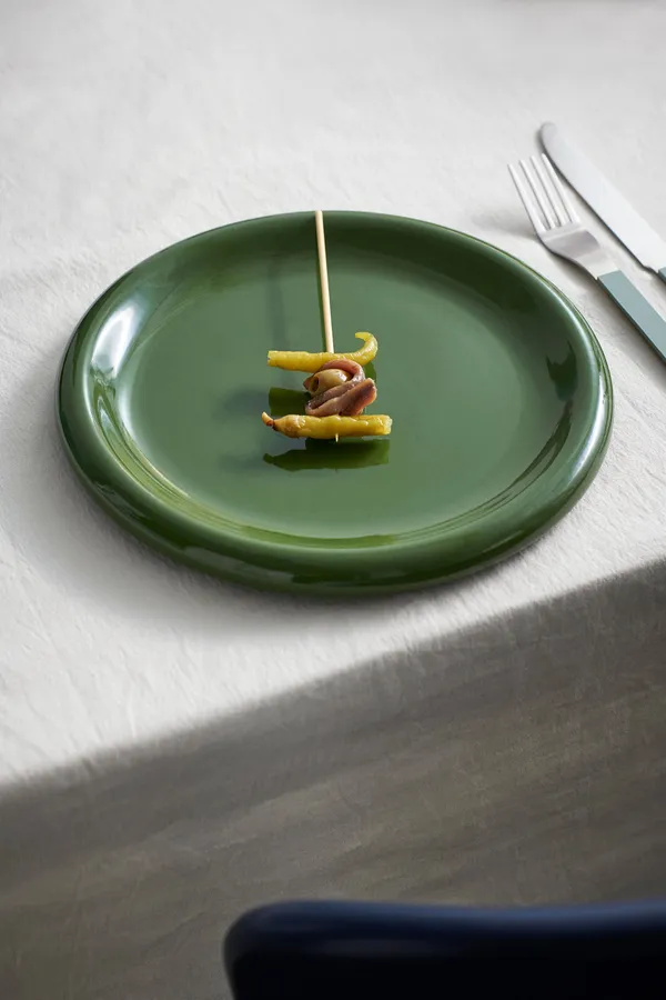 Barro Plate Set of 2 Ø18 cm Green
