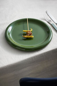 Barro Plate Set of 2 Ø18 cm Green