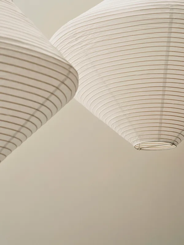 Paper Shade Diamond 80 Lampeskærm Classic White