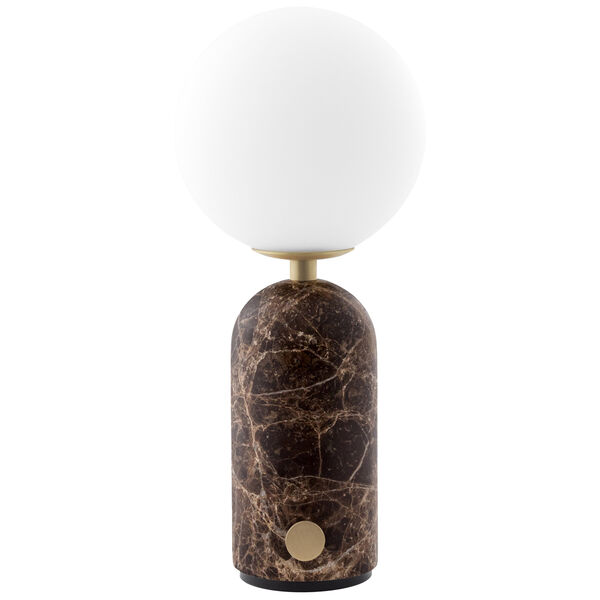 Torrano Bordlampe Bærbar Brown Marble