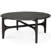 PI Sofabord Mahogni Ø80 cm