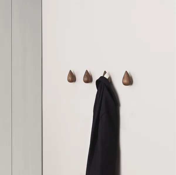 Dropit Hooks Large Walnut - 2 kpl