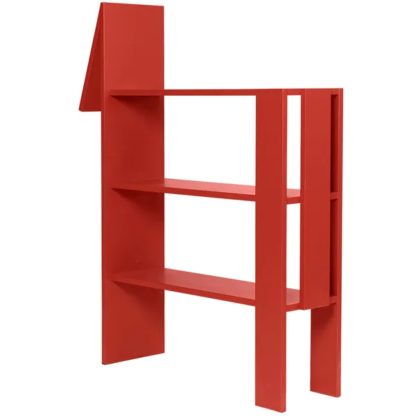 Horse Bokhylle 91x111 cm Poppy Red