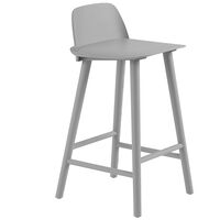 Nerd Barstol 65 cm Grå