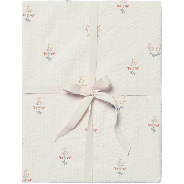 La Fraise Seersucker Fitted Sheet Junior 70x140 cm