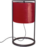 Vieste Bordlampe H45 cm Rød