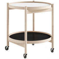 Bølling Bakkebord Ø50 cm Røget Eg / Earth