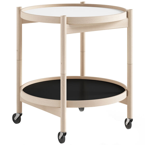 Bølling Brettbord Ø50 cm Ubehandlet Bøk / Fot