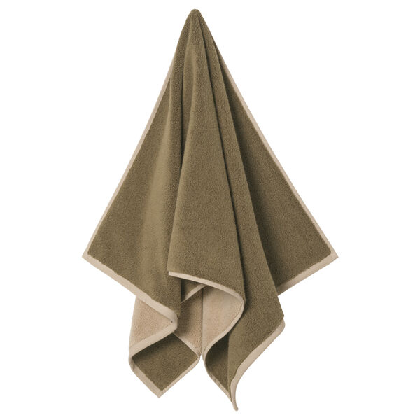 Ekko Badehåndklæde 70x140 cm Olivengrønt / Cashmere