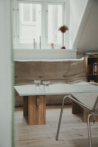 Arnold Salongbord 65x110 cm Lys Betong / Lys Eik