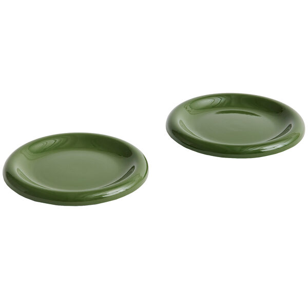 Barro Plate Set of 2 Ø18 cm Green