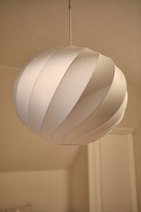 Earth Pendel 50 cm Vit