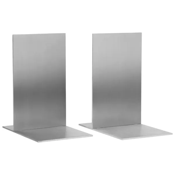 Lager Bokstöd Aluminium 2-pack