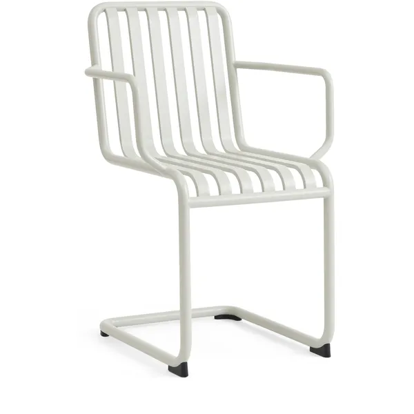 Palissade Cantilever Armchair Sky grey powder coated steel