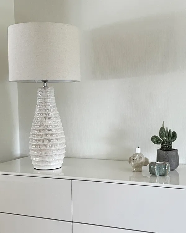 Bartha Bordlampe Creme