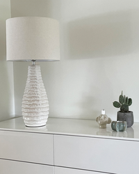 Bartha Bordlampe Creme