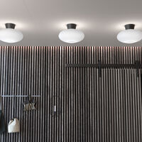 Bullo XL Plafond Mattsvart / Opal