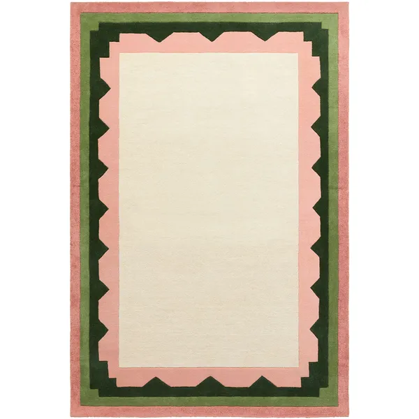 Border Wool Rug 250x350 cm