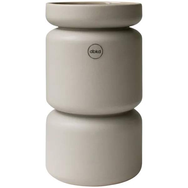 Neck Vase Stor Muldvarpefarvet