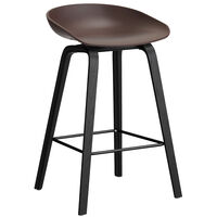 AAS 32 2.0 Barstol 65 cm Svartlackad Ek / Raisin / Svart