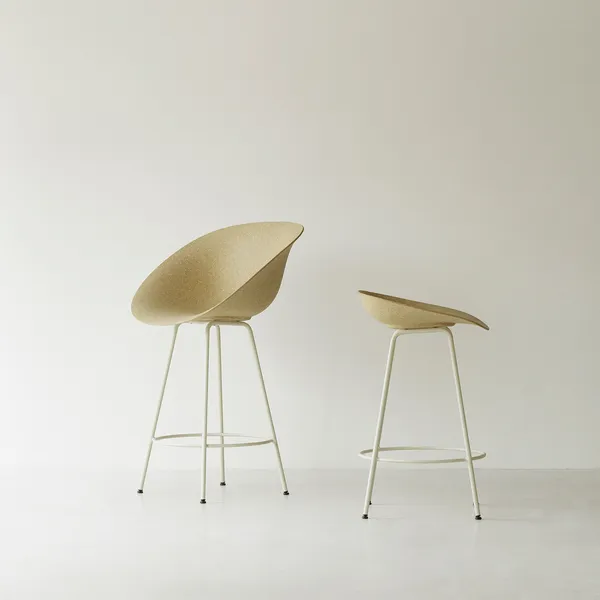 Mat Barstool 65 cm Hemp / Cream