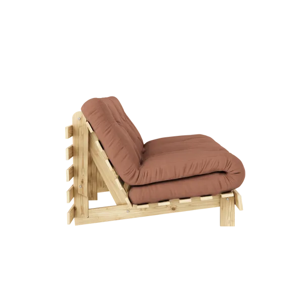 Roots 160 Sovesofa Med Madras Raw / Clay Brown