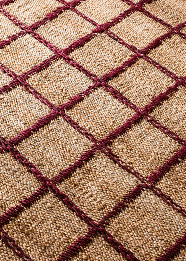 Strata Jutematta 300x400 cm Vinröd