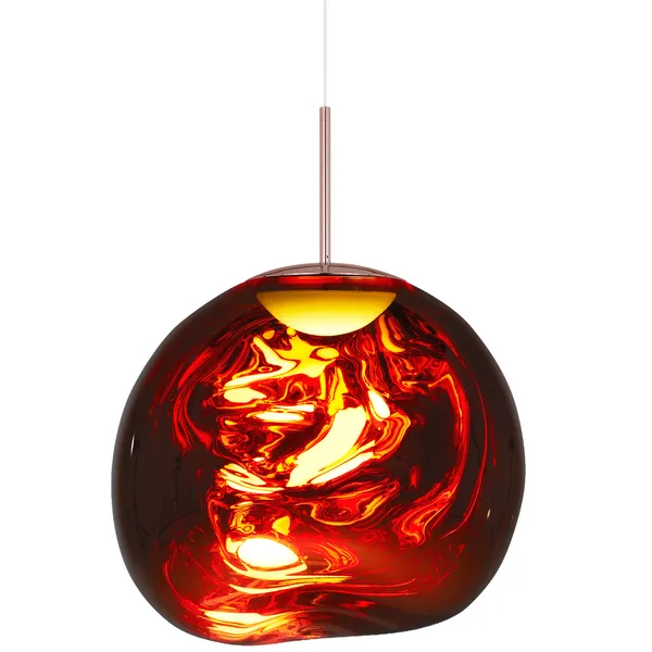 Melt Pendel Stor Opal / Sølv