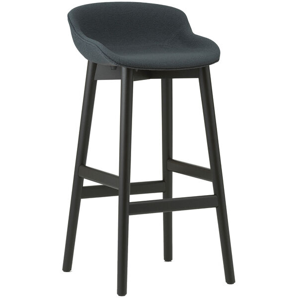 Hyg Barstol 75 cm Mörkgrå / Svart Ek