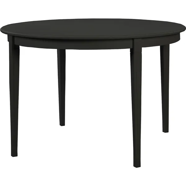 Stockholm 2.0 Dining table Ø114 Incl. 3 inlays Black