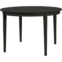 Stockholm 2.0 Dining table Ø114 Incl. 3 inlays Black