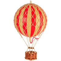 Floating The Skies Kuumailmapallo 13x8.5 cm True Red