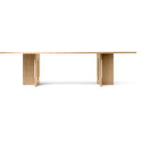 Androgyne Ruokapöytä Suorakulmainen Natural Oak 280x110 cm