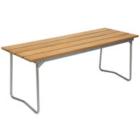 Bænk 8 110 cm Ubehandlet Eg / Varmgalvaniseret Stål