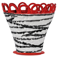 Patty Krukke 30 cm Rød Zebra