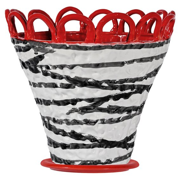 Patty Krukke 30 cm Rød Zebra