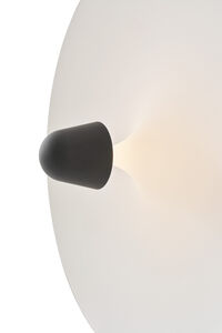 Kantarell Vägglampa / Taklampa Ø55 cm Svart